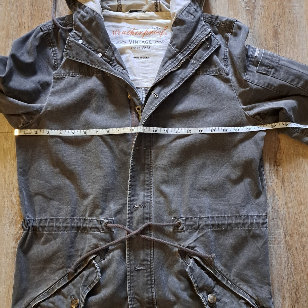 Weatherproof Vintage Authentic Sportswear Men's Jacket Denim Stonewash Small - Picture 4 of 12